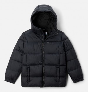 Black Boys's Columbia Puffect™ II Hooded Jackets | 66976379