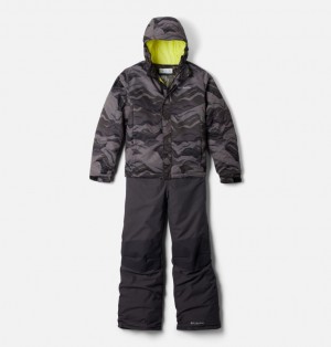 Black Girls's Columbia Buga Snow Sets | 75126532