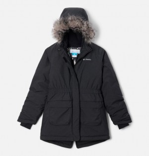 Black Girls's Columbia Nordic Strider™ II Waterproof Parka | 42140957