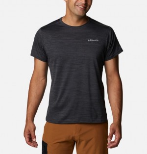 Black Men Columbia Alpine Chill™ Zero Technical T Shirts | 21582919