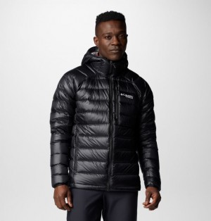 Black Men Columbia Arctic Crest™ Hooded Puffer Jacket | 16958755