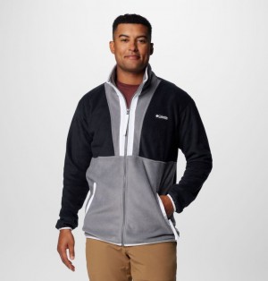 Black Men Columbia Backbowl™ II Fleece Jackets | 21957509