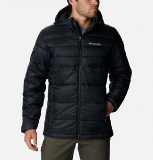 Black Men Columbia Buck Butte™ II Hooded Insulated Puffer Jacket | 90249947