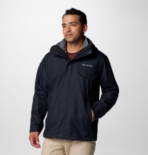 Black Men Columbia Bugaboo™ III 3-in-1 Waterproof Jackets | 98582489