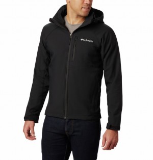 Black Men Columbia Cascade Ridge™ II Hiking Softshell Jackets | 18735136