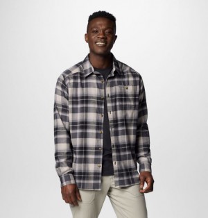 Black Men Columbia Cornell Woods™ Flannel Shirts | 75569135