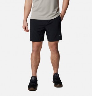 Black Men Columbia Hike™ Colour Block Hiking Shorts | 31561647