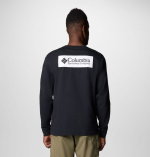 Black Men Columbia North Cascades™ Long Sleeve T Shirts | 23119486