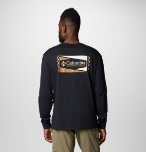 Black Men Columbia North Cascades™ Long Sleeve T Shirts | 81953544