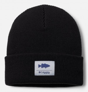 Black Men Columbia PFG™ Cuffed Beanie | 13101033