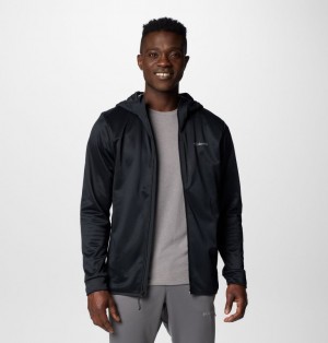 Black Men Columbia Tech™ Fleece Hooded Jackets | 17428888