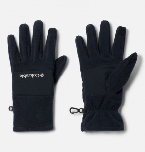 Black Women Columbia Fast Trek™ III Fleece Gloves | 32129748