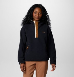 Black Women Columbia Helvetia™ II Sherpa Fleece Hoodie | 59550955