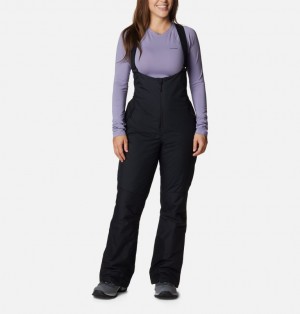 Black Women Columbia Iceventure™ Waterproof Ski Bib Pants | 37551235