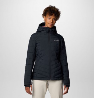 Black Women Columbia Joy Peak™ II Hooded Insulated Puffer Jacket | 55520064