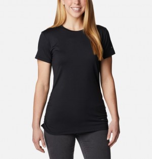 Black Women Columbia Leslie Falls™ Technical T Shirts | 35093857