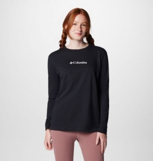 Black Women Columbia North Cascades™ Long Sleeve T Shirts | 19522919