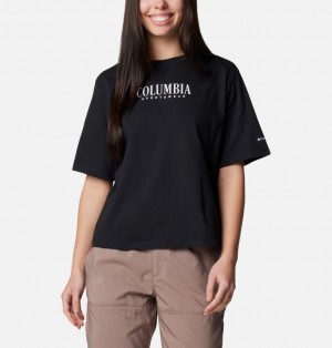 Black Women Columbia North Cascades™ Relaxed T Shirts | 57431535