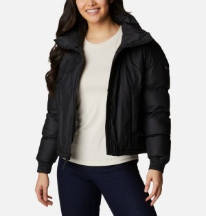 Black Women Columbia Pike Lake™ Insulated Cropped Puffer Jacket | 54489742