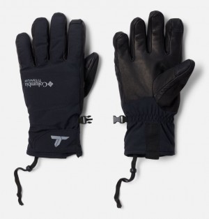 Black Women Columbia PowBound™ Waterproof Ski Gloves | 82107562