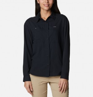 Black Women Columbia Silver Ridge Utility™ Technical Shirts | 9093685