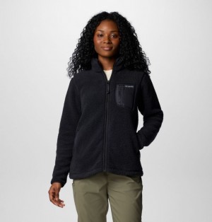 Black Women Columbia West Bend™ II Sherpa Fleece Jackets | 77023712