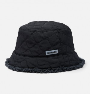 Black Women Columbia Winter Pass™ II Reversible Sherpa Quilted Bucket Hats | 940147