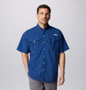 Blue Men Columbia Bahama™ II Short Sleeve Shirts | 27646464