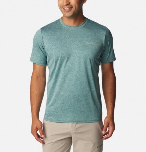 Blue Men Columbia Hike™ Technical T Shirts | 38610498