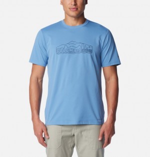 Blue Men Columbia Legend Trail™ Technical T Shirts | 45315200