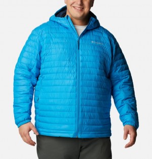 Blue Men Columbia Silver Falls™ Hooded Insulated Extended Size Jackets | 37248001