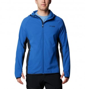 Blue Men Columbia Spectre Ridge™ II Technical Hooded Fleece Jackets | 72735551