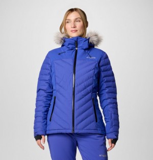 Blue Women Columbia Bird Mountain™ II Insulated Down Ski Jackets | 98590492