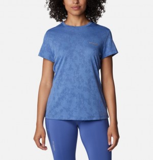 Blue Women Columbia Bluebird Canyon™ Technical T Shirts | 86665705