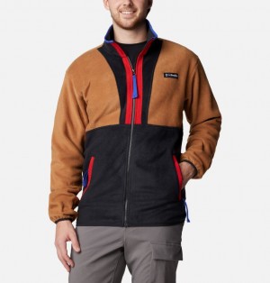 Brown Men Columbia Backbowl™ II Fleece Jackets | 94593846