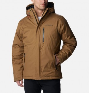 Brown Men Columbia Oak Harbor™ II Insulated Waterproof Jackets | 57927910