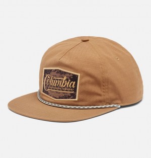 Brown Men Columbia Ratchet Strap™ Snap Back Caps | 70762986