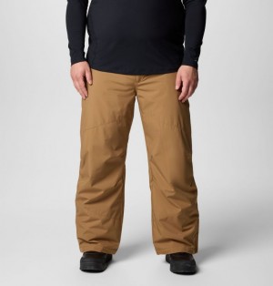 Brown Men Columbia Shafer Canyon™ II Waterproof Extended Size Ski Pants | 88951986