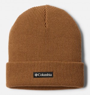 Brown Men Columbia Whirlibird Cuffed Beanie | 38398866