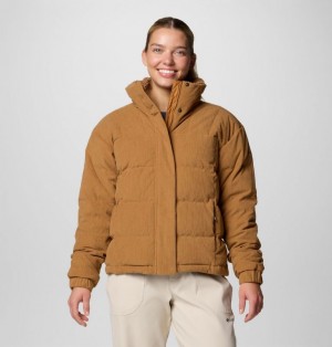 Brown Women Columbia Ruby Falls™ II Novelty Sherpa Puffer Jacket | 49573189