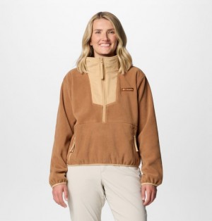 Brown Women Columbia Sequoia Grove™ Half Zip Fleece | 48632746