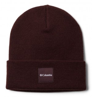 Burgundy Men Columbia City Trek™ Heavyweight Beanie | 97536618