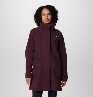 Burgundy Women Columbia Panorama™ Long Jackets | 24398231