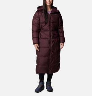 Burgundy Women Columbia Pike Lake™ III Long Puffer Jacket | 76029839