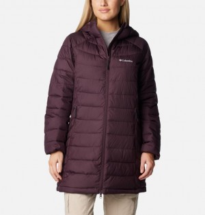 Burgundy Women Columbia Powder Lite™ II Mid Insulated Puffer Jacket | 69886253