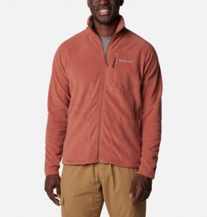 Coral Men Columbia Fast Trek™ II Fleece Jackets | 18020867