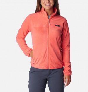 Coral Women Columbia Ali Peak™ Full Zip Fleece Jackets | 97297454