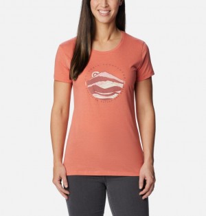 Coral Women Columbia Daisy Days™ Graphic T Shirts | 62311724