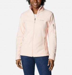 Coral Women Columbia Fast Trek™ II Fleece Jackets | 9801831