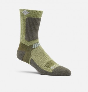 Green Men Columbia Light Weight Short Crew Socks | 31668971